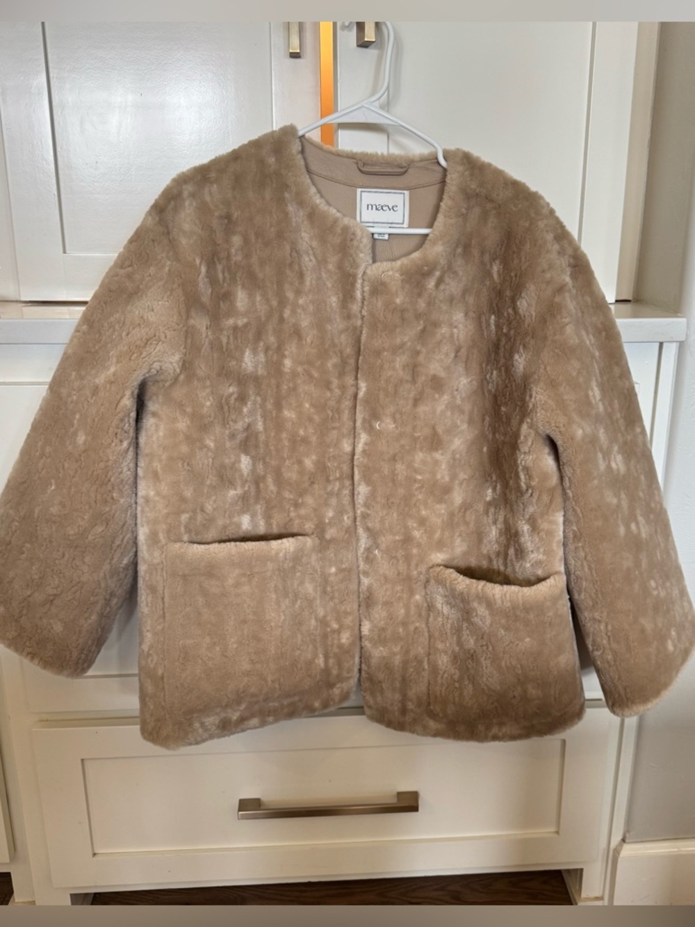 Maeve Faux Fur Teddy Coat - Picture 2 of 9